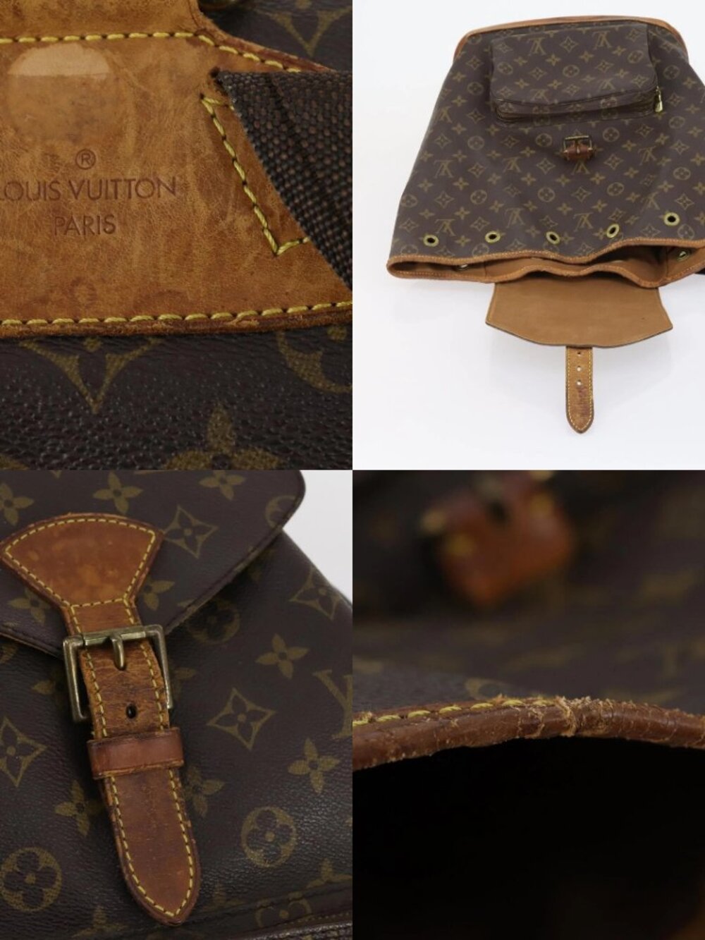 LOUIS VUITTON Monogram Montsouris GM Backpack M51135 LV Auth 153023 - Picture 14 of 15